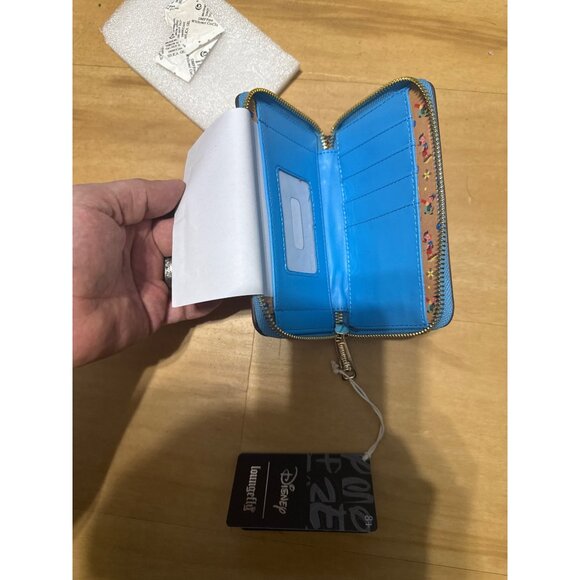 Loungfly Disney Pinocchio Book Zip Around Wallet - Picture 4 of 4